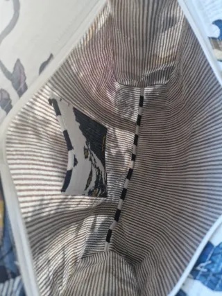 Bolso Hombro  100% Algodón Acolchado. Floral