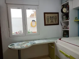 Habitación juvenil MADERA. Colchon LOMONACO inclui