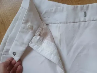 Pantalón ancho blanco Zara