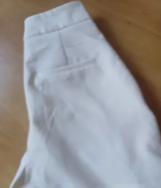 Pantalón ancho blanco Zara