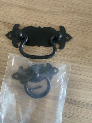 Tiradores Rústicos Negros