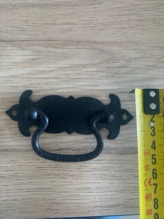 Tiradores Rústicos Negros