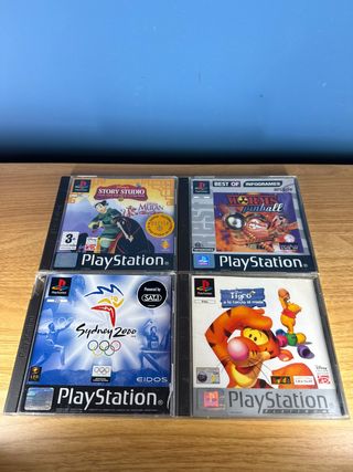 Lotto Giochi PS1: Mulan, Worms, Sydney 2000, Tigro