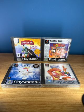 Lotto Giochi PS1: Mulan, Worms, Sydney 2000, Tigro