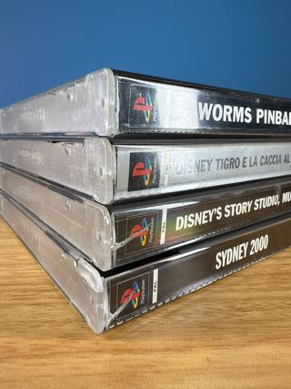 Lotto Giochi PS1: Mulan, Worms, Sydney 2000, Tigro