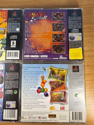 Lotto Giochi PS1: Mulan, Worms, Sydney 2000, Tigro