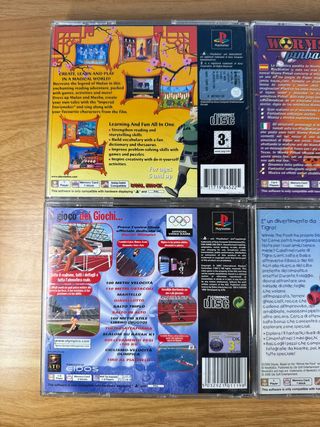 Lotto Giochi PS1: Mulan, Worms, Sydney 2000, Tigro