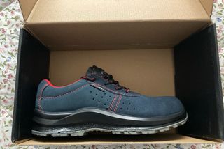 Zapatos de seguridad Forli azul y rojo