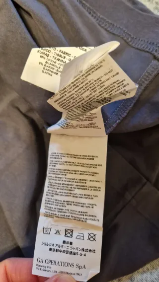 T-shirt Uomo Armani Grigia