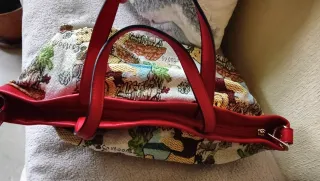 Bolso Vintage Winnie the Pooh Rojo