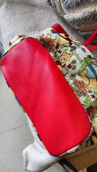 Bolso Vintage Winnie the Pooh Rojo