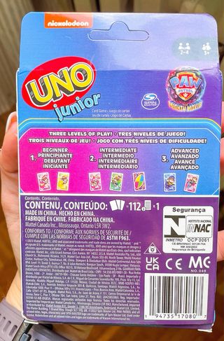 UNO Junior Paw Patrol: The Mighty Movie Christmas