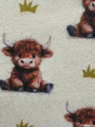 Borsa Acqua Calda Fodera Pile Mucca