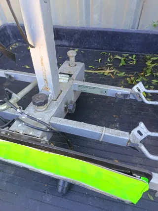 Portabicicletas con matrícula