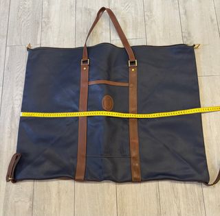 Borsa da viaggio Trussardi blu e marrone