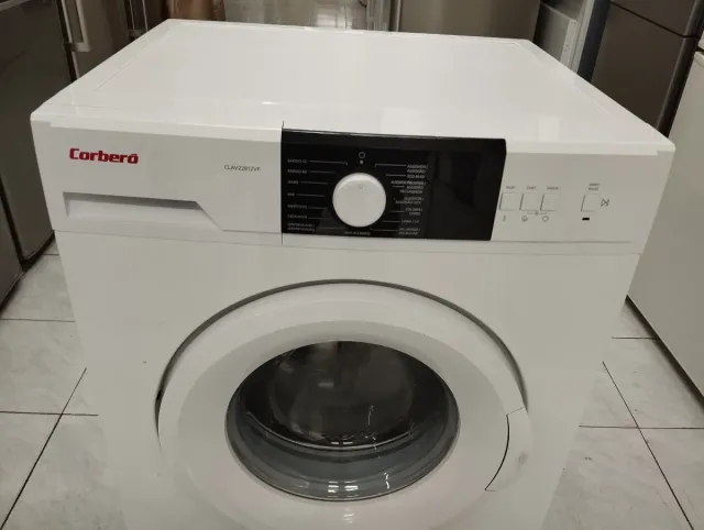 LAVADORA CORBERO de 8 kgBlanca