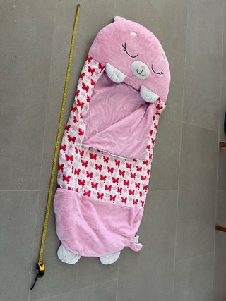 Manta saco osito rosa