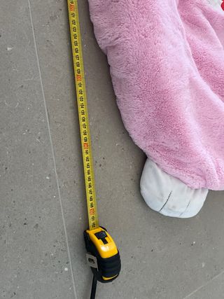 Manta saco osito rosa