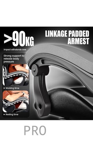 Sedia ergonomica per gaming, sedia per PC con altezza e inclinazione regolabili