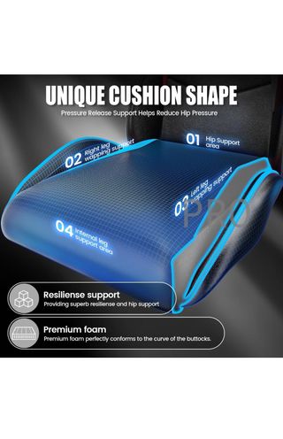 Sedia ergonomica per gaming, sedia per PC con altezza e inclinazione regolabili