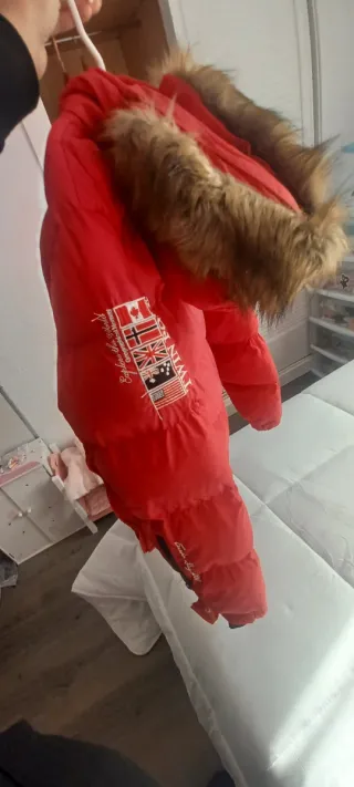 Chaqueta Geographical Norway Roja Niñ@ 10 años