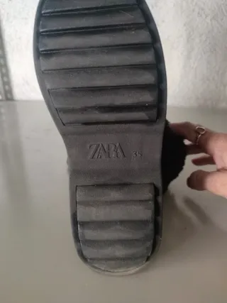 Botas de invierno negras con pelo Talla 35