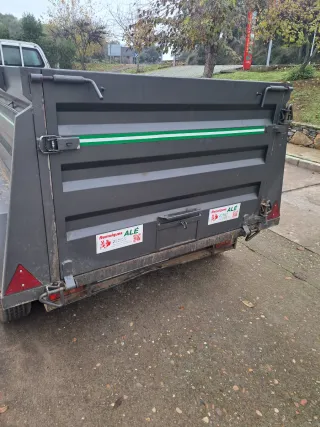 Remolque 2 ejes basculante