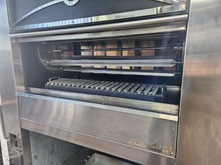 Asador rotativo eléctrico para CARBÓN-leña