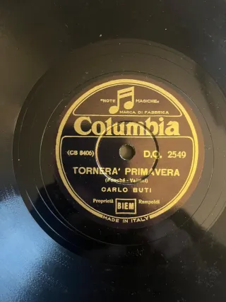 4 Dischi in Bachelite Columbia