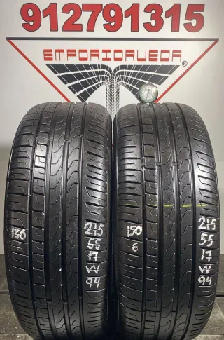 215 55 17 W PIRELLI RUEDA AL 90% VIDA UTIL