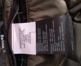 Giacca Barbour Duke Wax, verde, Taglia L