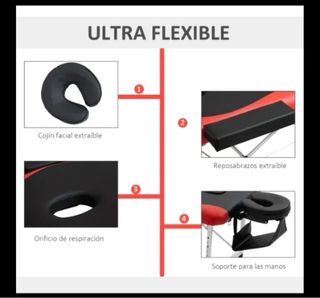 Camilla de Masaje Plegable Profesional