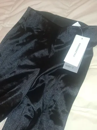 Leggings Calzedonia negros brillantes