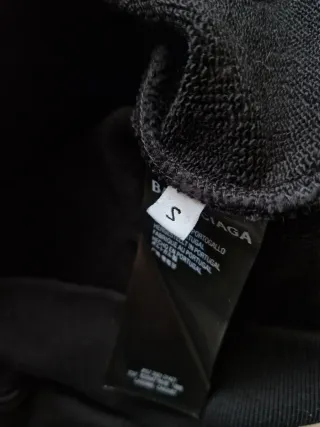 Felpa Balenciaga Nera oversize S Hoodie