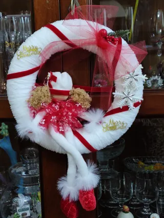 Ghirlanda Natale gnometa