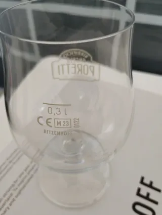 Bicchieri birra Poretti - 5 pezzi