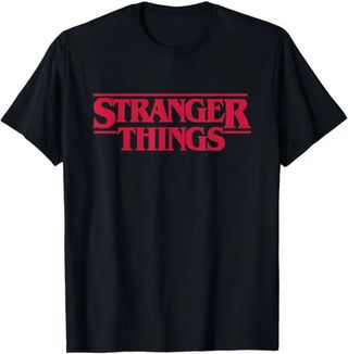 Camiseta Stranger Things Talla S Negra