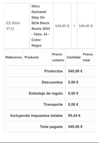 Botas step on snowboard nitro darkseid.