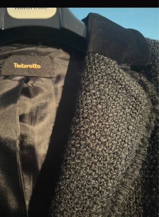 Abrigo Tintoreto Negro