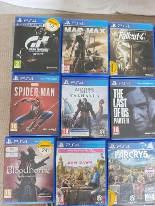 PS4 Slim 1TB + 2 Mandos + 25 Juegos