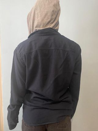 Camisa Hollister Mujer Azul con Capucha