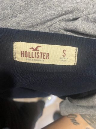 Camisa Hollister Mujer Azul con Capucha