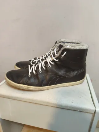 Zapatillas piel Puma Talla 45 borreguillo