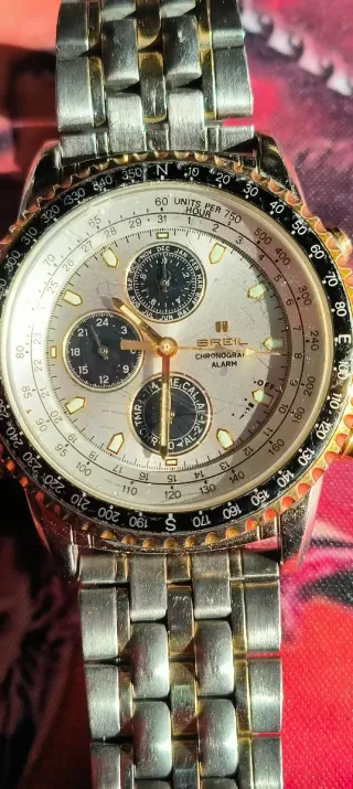 Breil Chrono Alarm Multifunzione Oro Argento