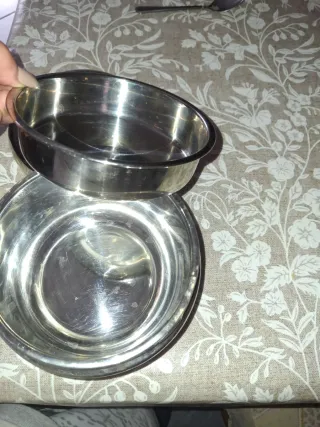 Portavivande acciaio con scomparto