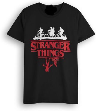 Camiseta Stranger Things Talla M Negra