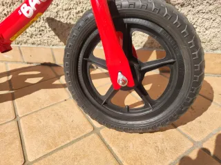 Bici equilibrio bambino rossa