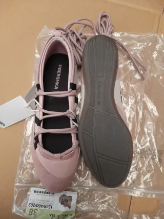 Bailarinas Bershka deportivas atadas talla 38