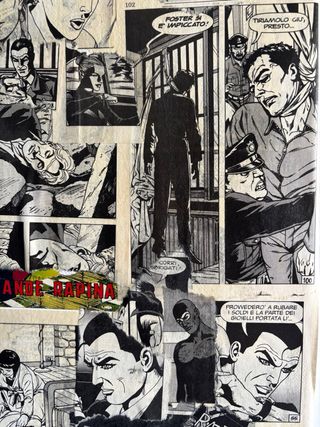 Quadro Patchwork Diabolik - Arte Unica