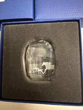Fermacarte cavalli Swarovski
